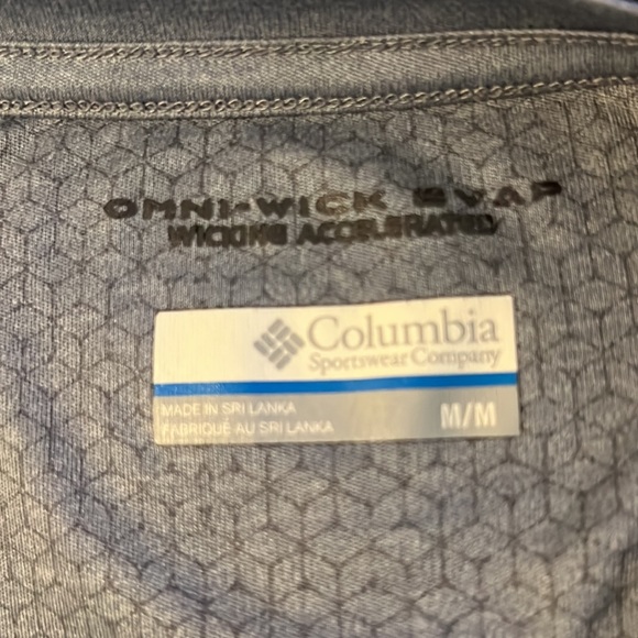 Gray Columbia Omni-Wick Evap (Wicking Accelerated) T-Shirt - Picture 4 of 4